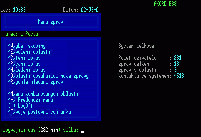 Menu Messages